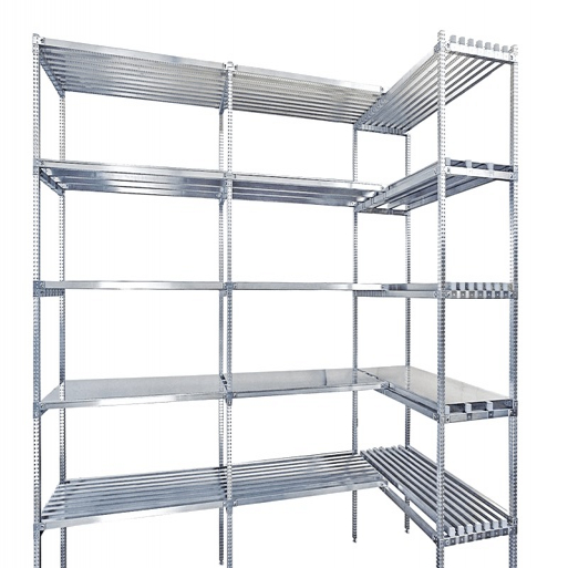 Stainless steel shelving